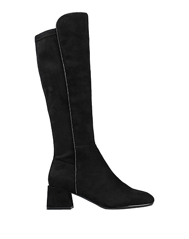 CAFèNOIR Boots Black Textile fibres