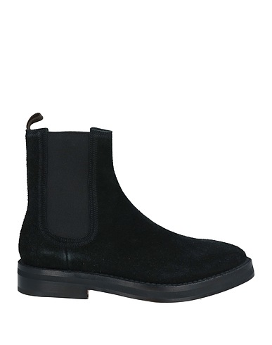 RARE Ankle boot Black Leather, Elastic fibres