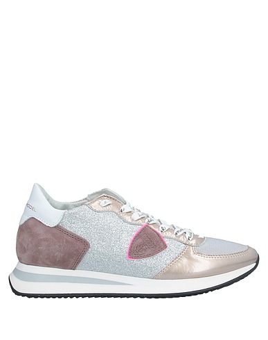 PHILIPPE MODEL Sneakers Grigio Pelle, Fibre tessili