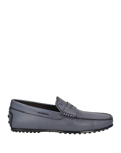 TOD'S Loafers Slate blue Leather