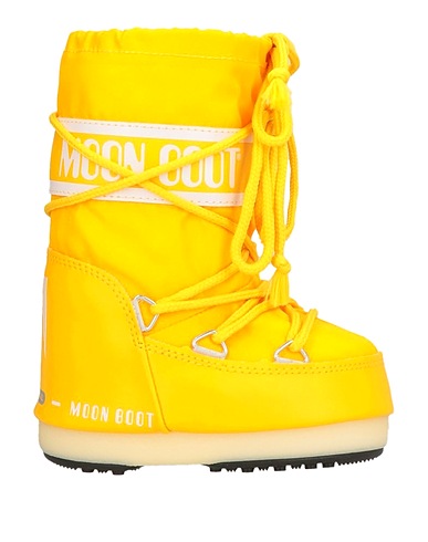 MOON BOOT Footwear Yellow Textile fibres