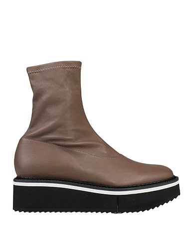 CLERGERIE Ankle boot Khaki Soft Leather