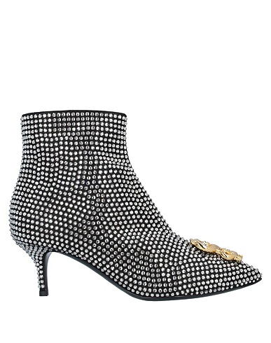 MOSCHINO Stivaletti Nero Fibre tessili