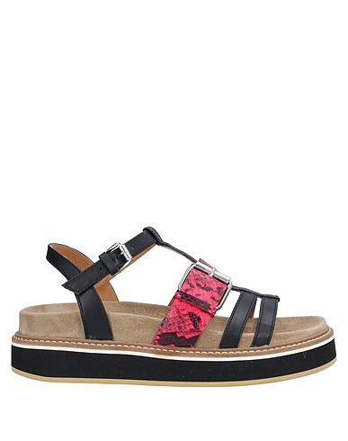JANET SPORT Sandals Fuchsia Soft Leather