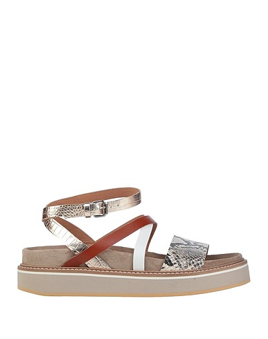 JANET SPORT Sandals Beige Leather