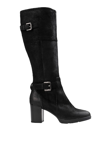 GEOX Boots Black Goat skin