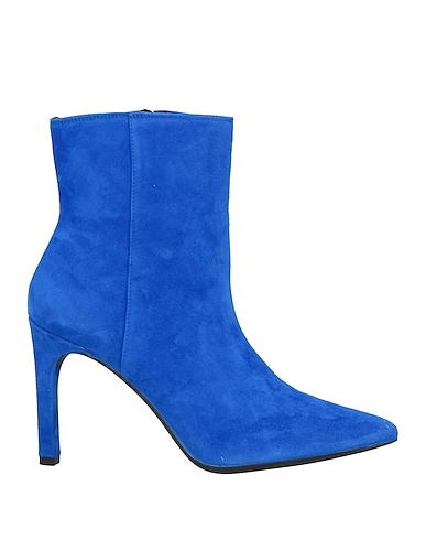 GEOX Ankle boot Bright blue Leather
