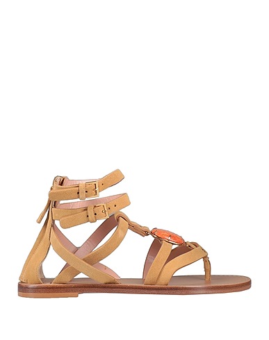 ALBERTA FERRETTI Flip flops Sand Leather