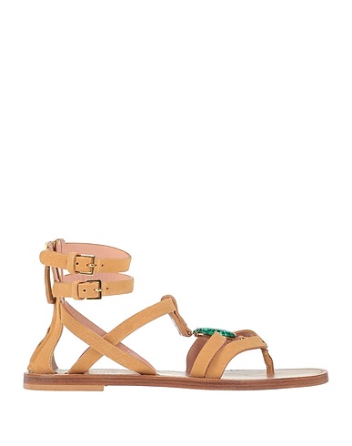 ALBERTA FERRETTI Infradito Khaki Pelle