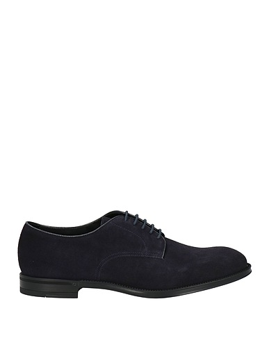 DOUCAL'S Laced shoes Midnight blue Leather