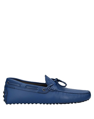 TOD'S Loafers Midnight blue Soft Leather