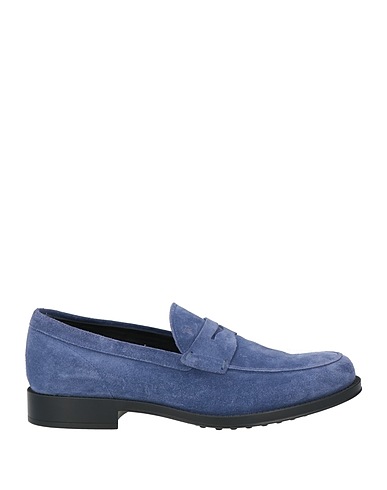 TOD'S Loafers Blue Leather