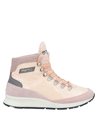 PHILIPPE MODEL Sneakers Blush Leather, Textile fibers