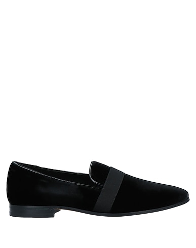 TOD'S Loafers Black Textile fibres