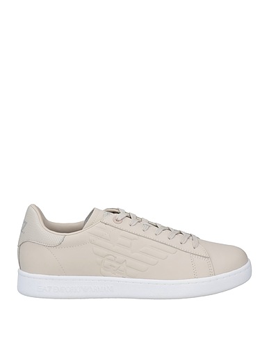 EA7 Sneakers Beige 100% Rindsleder