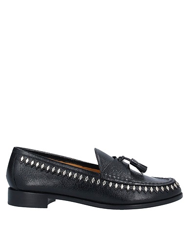SANDRO Loafers Black Soft Leather