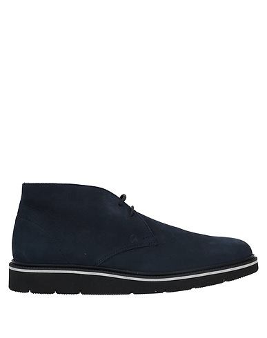 HOGAN Ankle boot Midnight blue Soft Leather