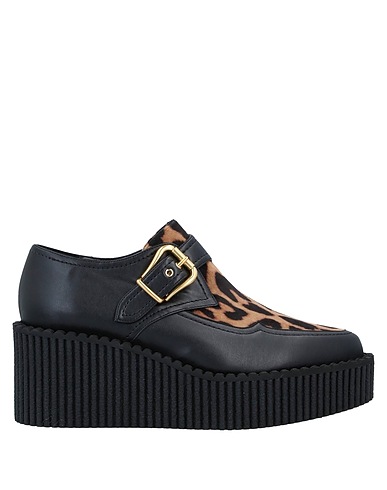 STELLA McCARTNEY Loafers Black Textile fibres