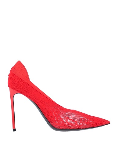 STELLA McCARTNEY Pump Red Textile fibers, PVC - Polyvinyl chloride