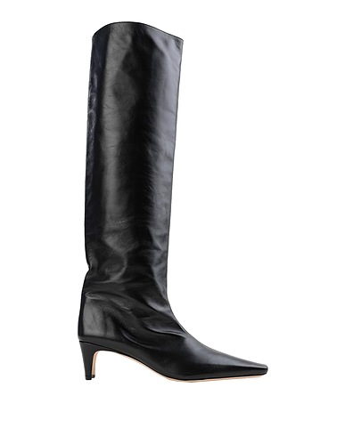 STAUD Boots WALLY BOOT
 Black 100% Leather