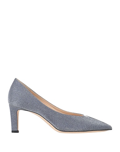 JIMMY CHOO Pump Slate blue Textile fibers