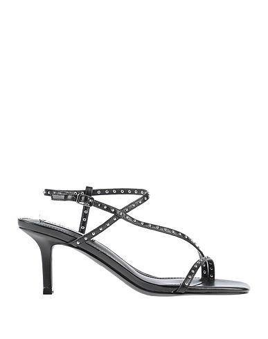 STEVE MADDEN Sandals Black Textile fibres