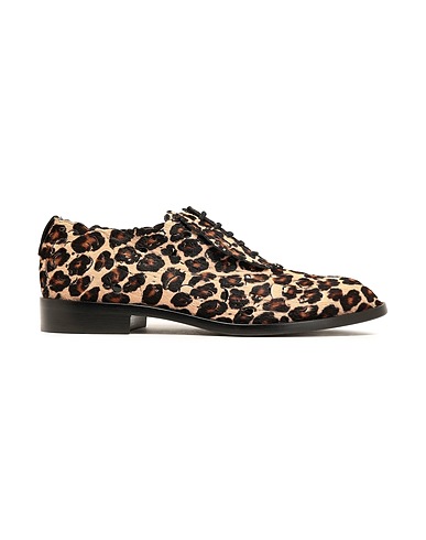 ROGER VIVIER Laced shoes Sand Calf fur