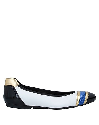 HOGAN Ballet flats White Soft Leather