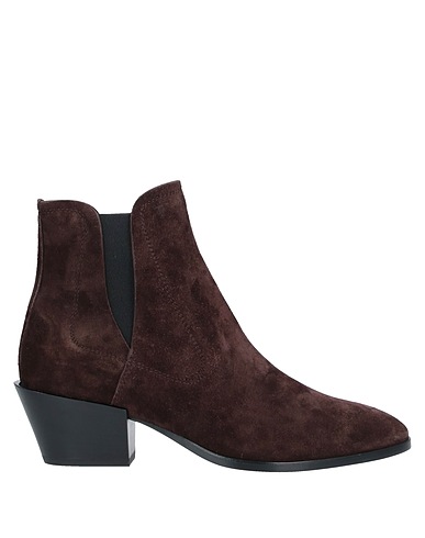 TOD'S Ankle boot Dark brown Leather