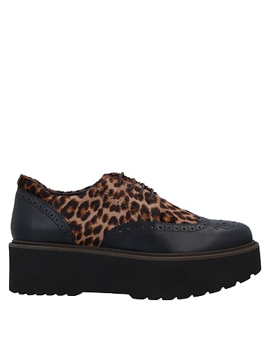 HOGAN Laced shoes Black Leather