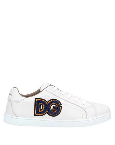 DOLCE&GABBANA Sneakers Grigio chiaro 100% Pelle di vitello