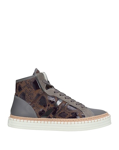 HOGAN REBEL Sneakers Grigio Pelle
