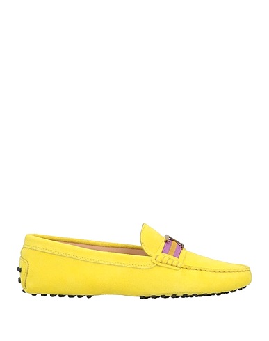 TOD'S Loafers Lime green Soft Leather