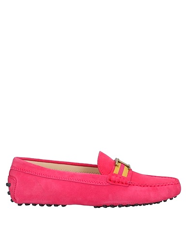 TOD'S Loafers Fuchsia Soft Leather