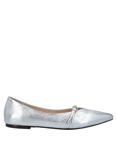 STRATEGIA Ballet flats Silver Leather