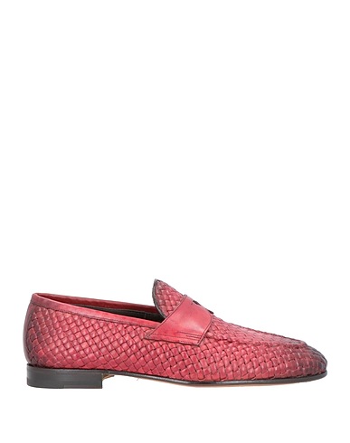 SANTONI モカシン ブリック 革（なめし加工）