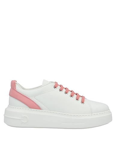 FERRAGAMO Sneakers White Calfskin