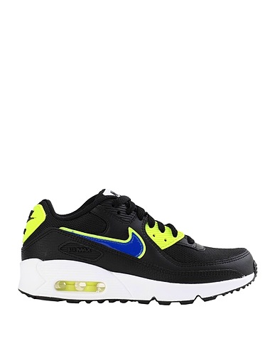 NIKE Sneakers AIR MAX 90
 Black Leather, Textile fibres