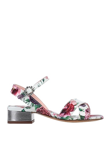DOLCE&GABBANA Sandals White Leather