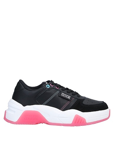 VERSACE JEANS COUTURE Sneakers Black Soft Leather