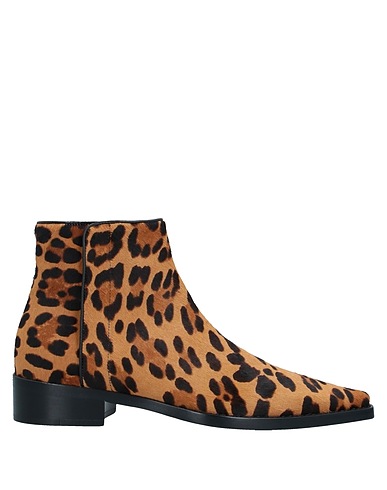 DOLCE&GABBANA Ankle boot Beige 91% Calfskin, 9% Lambskin