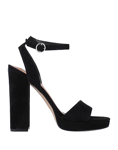 STEVE MADDEN Sandals Black Leather