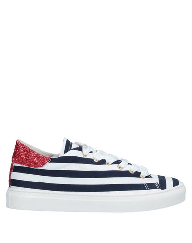 Blue Les Copains Sneakers In Dark Blue