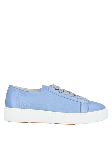 SANTONI Sneakers Sky blue Leather