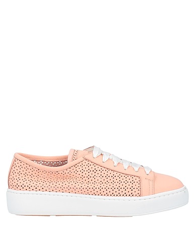 SANTONI Sneakers Blush Soft Leather