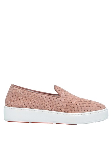 SANTONI Loafers Sand Soft Leather