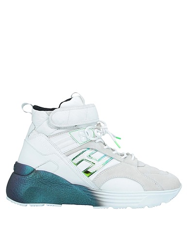 HOGAN Sneakers Grigio chiaro Pelle, Fibre tessili