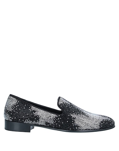 GIUSEPPE ZANOTTI Loafers Black Leather