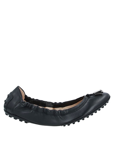 TOD'S Ballet flats Black Leather
