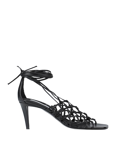 STELLA McCARTNEY Sandals Black Textile fibers
